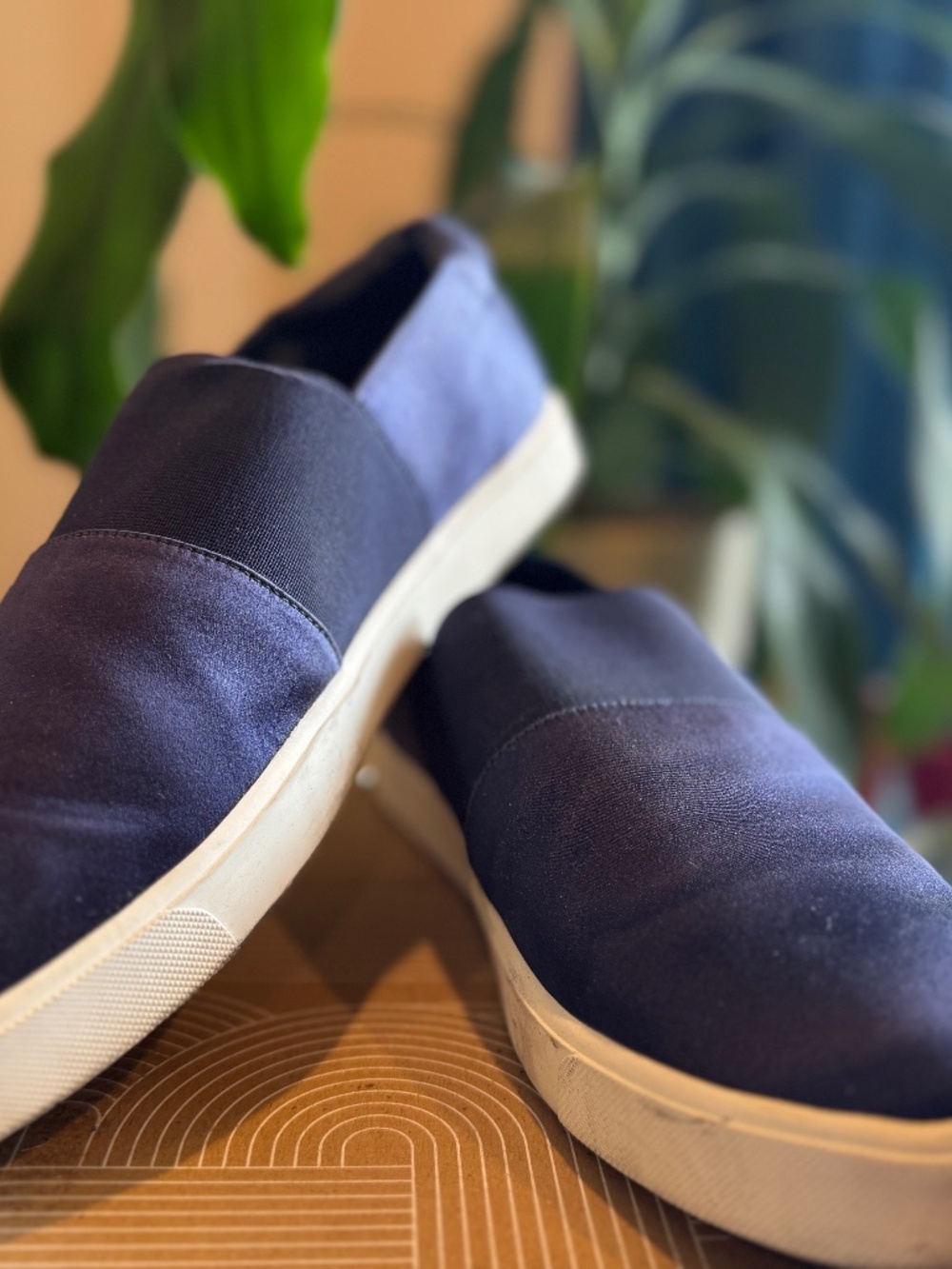 Vince Navy Slip-On Sneakers 👟✨ | Minimalist Chic | Size 12
